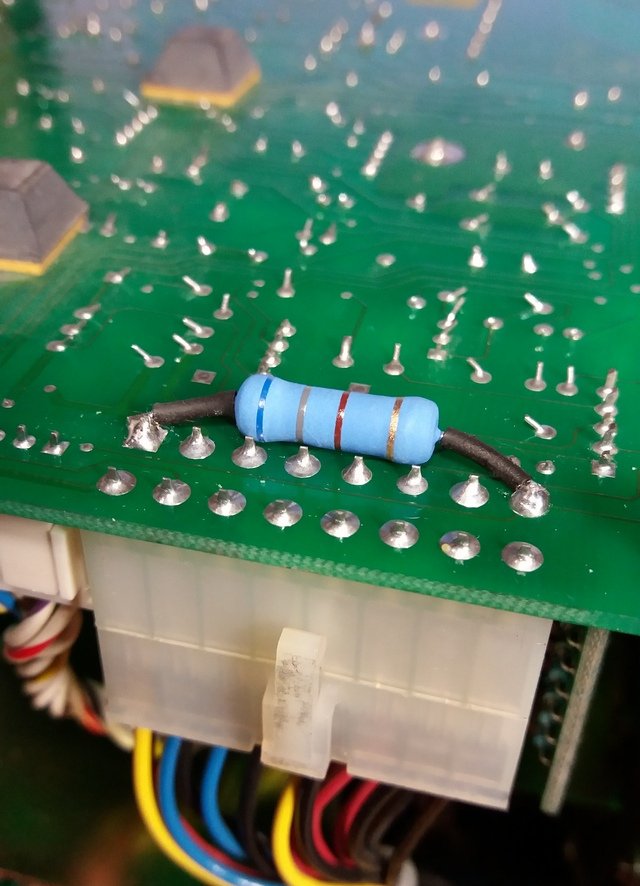 Power supply after modification
