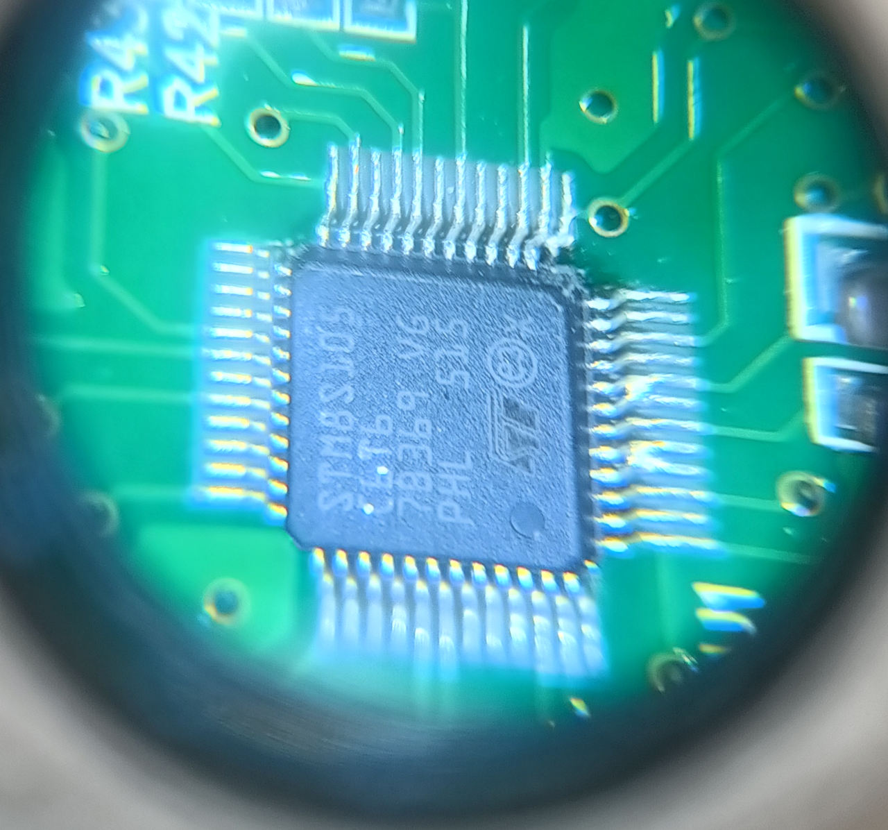 STM8S105 broken pin